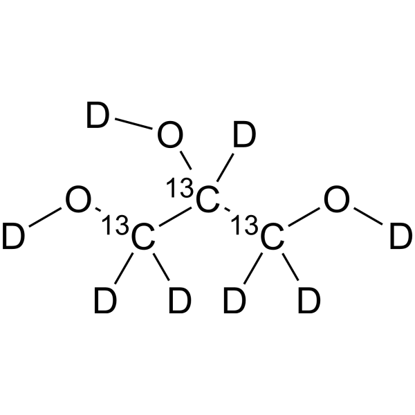 Glycerol-13C3,d8 (Glycerin-13C3,d8) 1215679-18-7